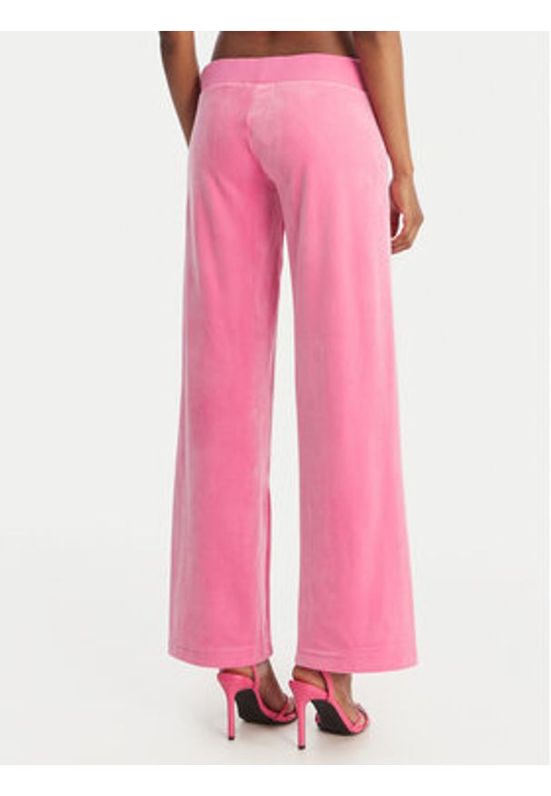 Juicy Couture Spodnie dresowe Gothic Crown JCBBJ126806 Różowy Straight Leg. Kolor: różowy. Materiał: syntetyk