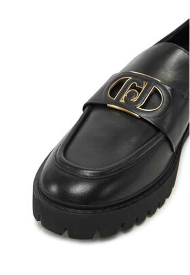 Liu Jo Loafersy SA5047 P0102 Czarny. Kolor: czarny. Materiał: skóra