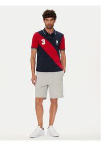 U.S. Polo Assn. Polo MUP3996 Granatowy Regular Fit. Typ kołnierza: polo. Kolor: niebieski. Materiał: bawełna #3