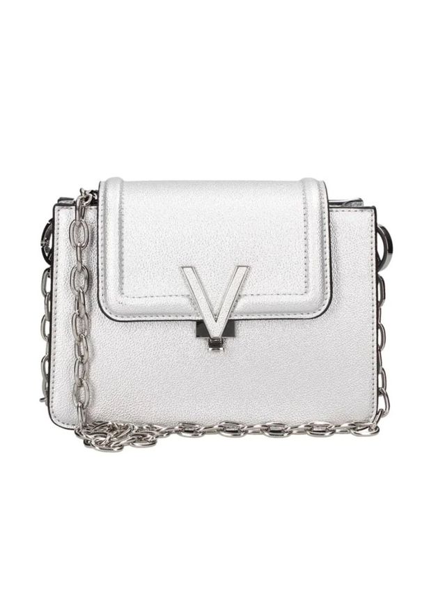 Valentino by Mario Valentino - VALENTINO Srebrna torebka Queens. Kolor: srebrny