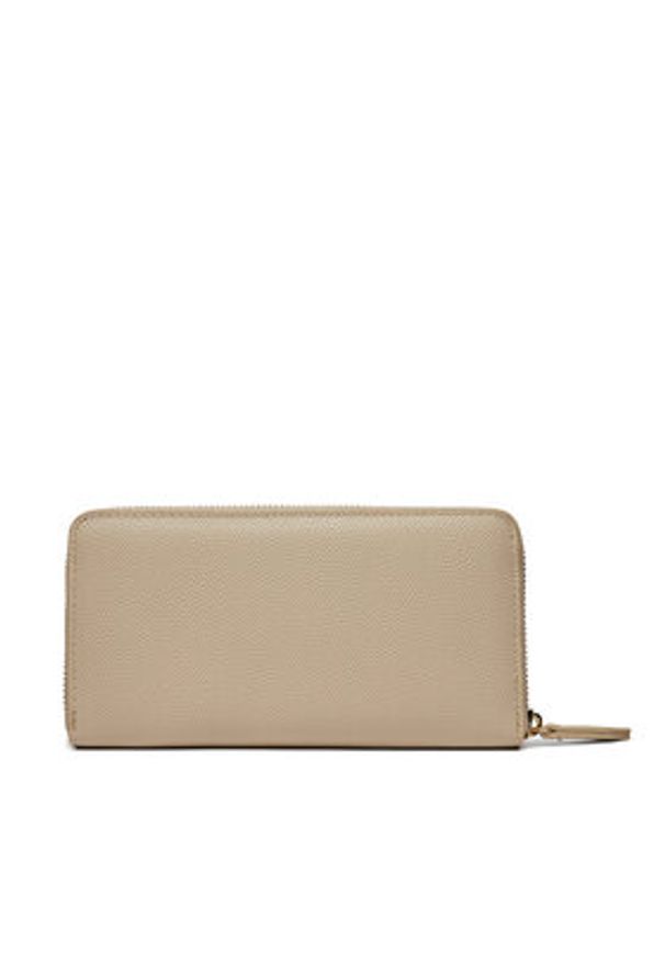 VALENTINO - Valentino Duży Portfel Damski Divina VPS1R4155G Beżowy. Kolor: beżowy. Materiał: skóra