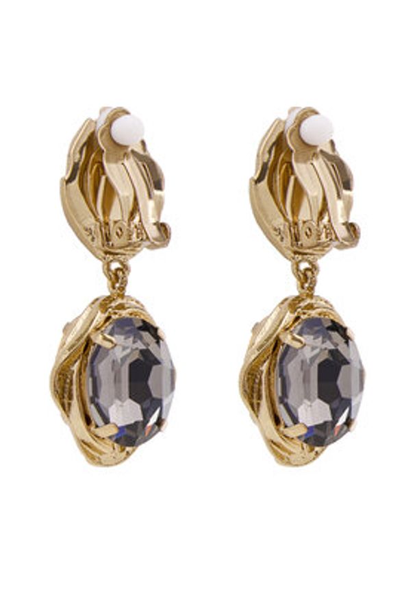 Weekend Max Mara Klipsy Fasto 2525756055650 Złoty. Materiał: metalowe. Kolor: złoty