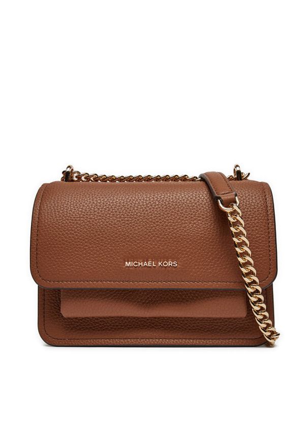 MICHAEL Michael Kors Torebka Claire 32T4GC7C1T Brązowy. Kolor: brązowy. Materiał: skórzane