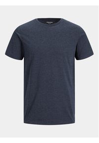 Jack & Jones - Jack&Jones T-Shirt 12222887 Granatowy Standard Fit. Kolor: niebieski. Materiał: bawełna, syntetyk