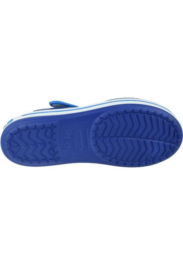 Sandały Crocs Crocband Jr 12856-4BX granatowe. Kolor: niebieski. Materiał: tworzywo sztuczne
