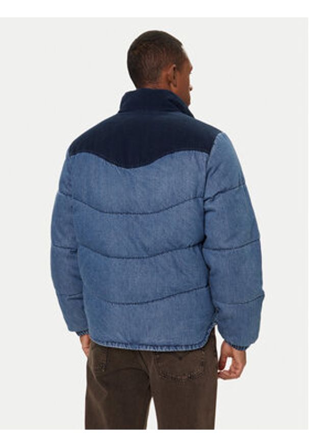 Levi's® Kurtka puchowa Wild West 004EX-0000 Niebieski Regular Fit. Kolor: niebieski. Materiał: bawełna