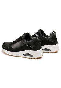 skechers - Skechers Sneakersy Stacre 52468/BKW Czarny. Kolor: czarny. Materiał: skóra #8