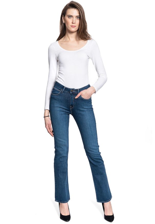 Lee - DAMSKIE SPODNIE JEANSOWE LEE BREESE BOOT DARK BRISTOL L31TNCXU 112107294