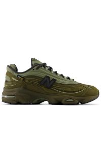 Buty unisex New Balance M1000NBU - zielone. Kolor: zielony. Materiał: tkanina, zamsz, materiał. Szerokość cholewki: normalna