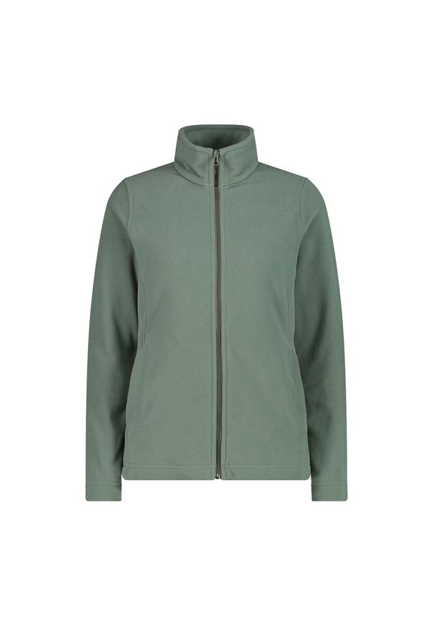 Bluza damska turystyczna CMP 3H13216. Okazja: na co dzień. Kolor: zielony. Styl: casual, sportowy. Sport: turystyka piesza