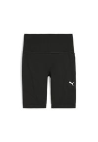 Puma - DAMSKIE, ROWEROWE SPODENKI BEZSZWOWE Z WYSOKIM STANEM SHAPELUXE PUMA Black. Stan: podwyższony. Kolor: czarny. Sport: taniec, joga i pilates