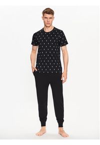 Polo Ralph Lauren Koszulka piżamowa 714899612005 Czarny Regular Fit. Kolor: czarny. Materiał: bawełna #3