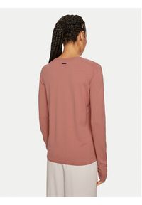 Calvin Klein Sweter K20K207681 Pomarańczowy Regular Fit. Kolor: pomarańczowy. Materiał: wiskoza