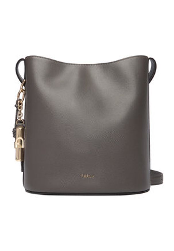 Furla Torebka Roxie S WB01875 ARE000 CN 4283S Szary. Kolor: szary. Materiał: skórzane