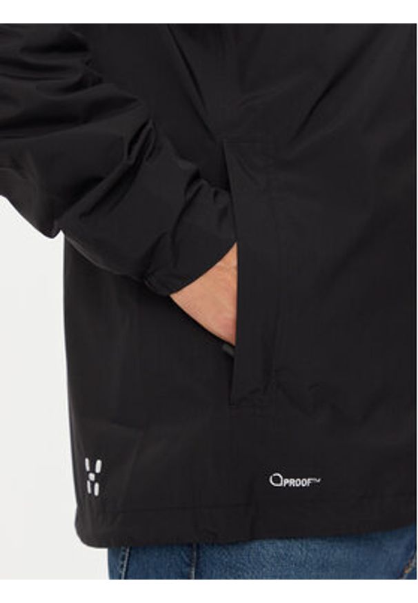 Haglöfs Kurtka przeciwdeszczowa Korp Proof 607958 Czarny Standard Fit. Kolor: czarny. Materiał: syntetyk