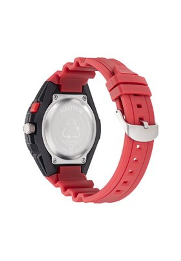 Nautica Zegarek NAPCNS406 Czerwony. Kolor: czerwony