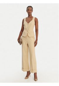 Guess Kamizelka W6GH49 W1895 Beżowy Slim Fit. Kolor: beżowy. Materiał: syntetyk #3