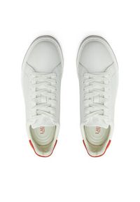 Lauren Ralph Lauren Sneakersy 802947678001 Biały. Kolor: biały. Materiał: skóra