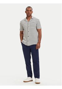 Polo Ralph Lauren Spodnie materiałowe 710940611001 Granatowy Tapered Fit. Kolor: niebieski. Materiał: len #5