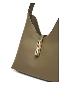 Furla Torebka WB01499 BX3104 KH 2810S Khaki. Kolor: brązowy. Materiał: skórzane