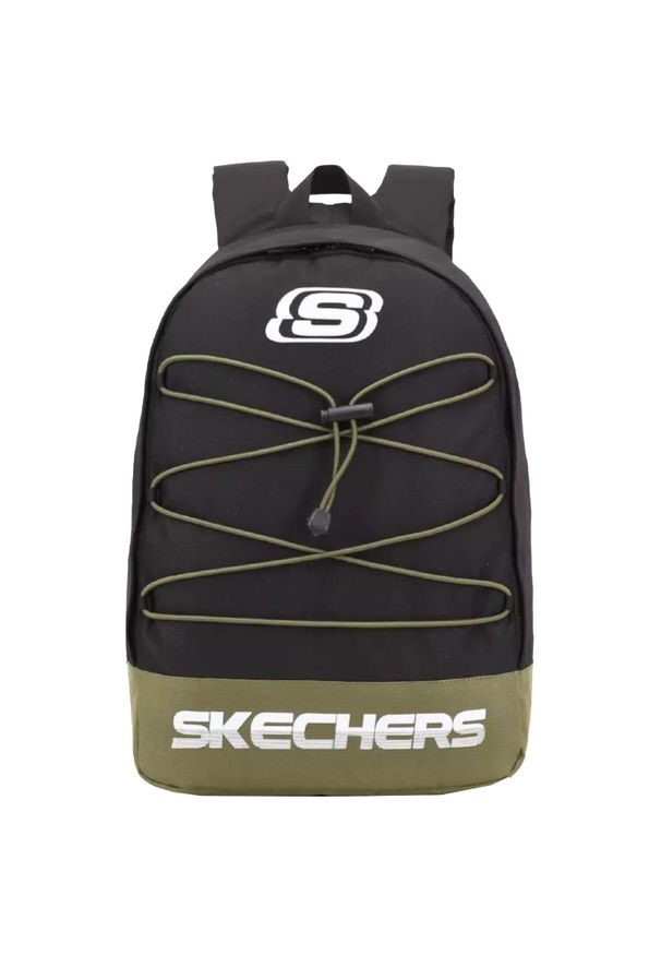 skechers - Plecak unisex Skechers Pomona Backpack pojemność 18 L. Kolor: czarny