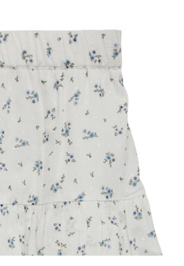 Vero Moda Spódnica mini Trine 10342736 Biały Regular Fit. Kolor: biały. Materiał: bawełna