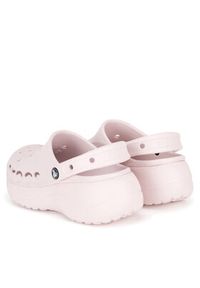 Crocs Klapki BAYA PLATFORM CLOG 208186-6PI Różowy. Kolor: różowy. Materiał: materiał, syntetyk. Obcas: na platformie #6