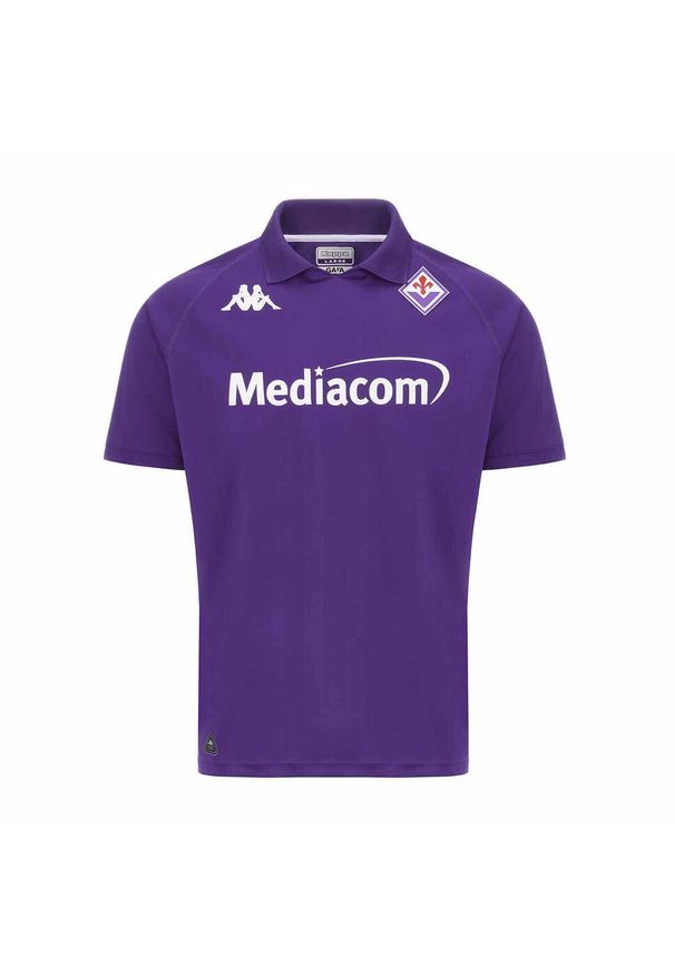 Kappa - Koszulka domowa Fiorentina 2024/25. Kolor: fioletowy, niebieski, wielokolorowy. Materiał: tkanina. Sport: piłka nożna