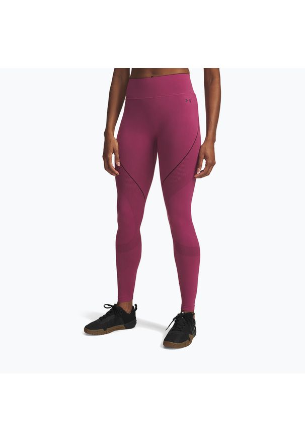 Legginsy Under Armour Vanish Seamless. Kolor: fioletowy. Sport: fitness
