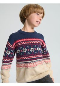 Sinsay - Sweter ze świątecznym wzorem - wielobarwny. Styl: wizytowy