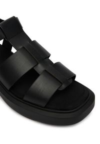 Calvin Klein Sandały Chunky Sandal Fisherm Lth HW0HW02904 Czarny. Kolor: czarny. Materiał: skóra #5