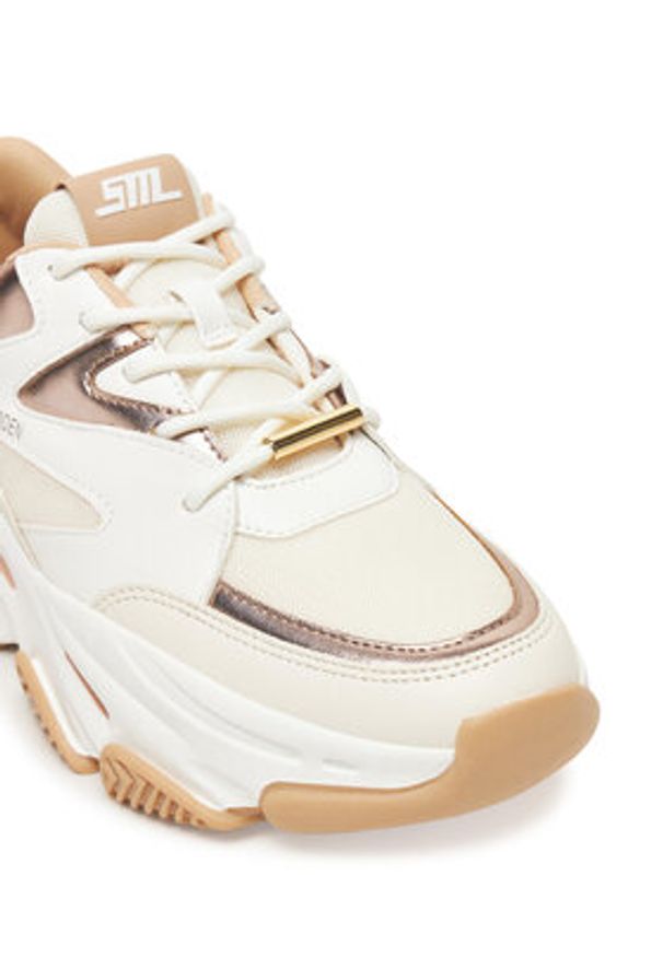Steve Madden Sneakersy Progressive SM19000096 Beżowy. Kolor: beżowy. Materiał: materiał