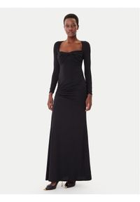Marciano Guess Sukienka wieczorowa 5BGK23 6257A Czarny Regular Fit. Kolor: czarny. Materiał: syntetyk. Styl: wizytowy