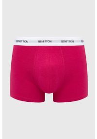 United Colors of Benetton bokserki męskie kolor różowy. Kolor: różowy. Materiał: bawełna. Długość: długie #1