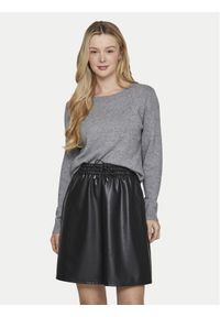 Vila Sweter Ril 14054177 Szary Regular Fit. Kolor: szary. Materiał: syntetyk #1