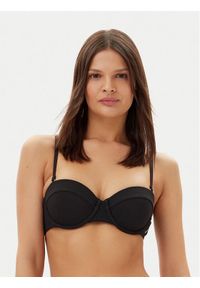 TOMMY HILFIGER - Tommy Hilfiger Góra od bikini UW0UW05814 Czarny. Kolor: czarny. Materiał: syntetyk