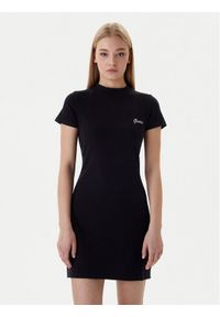 Guess Sukienka codzienna V6RK06 K8RT2 Czarny Slim Fit. Okazja: na co dzień. Kolor: czarny. Materiał: wiskoza. Typ sukienki: proste. Styl: casual #1