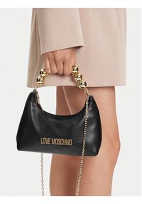 Love Moschino - LOVE MOSCHINO Torebka JC4252PP0MKS0000 Czarny. Kolor: czarny. Materiał: skórzane