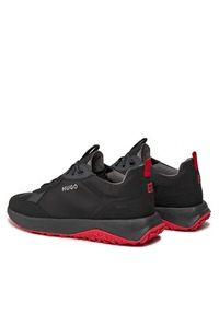 Hugo Sneakersy 50504379 Czarny. Kolor: czarny. Materiał: materiał