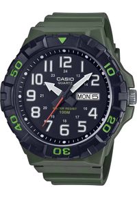 Zegarek Casio Zegarek marki Casio model MRW-210H-3A kolor Zielony. Akcesoria męski. Sezon: Cały rok NoSize. Kolor: zielony #1