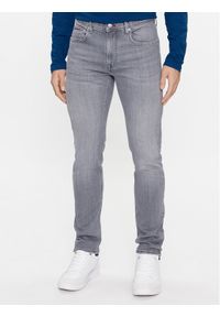 TOMMY HILFIGER - Tommy Hilfiger Jeansy Bleecker MW0MW32087 Szary Slim Fit. Kolor: szary #1