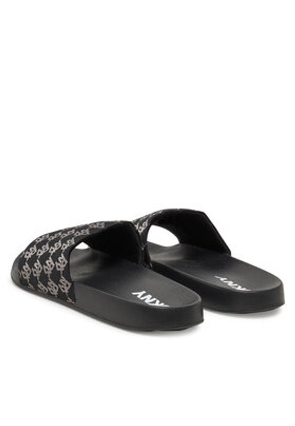 DKNY Klapki Zella K2533210 Czarny. Kolor: czarny. Materiał: materiał