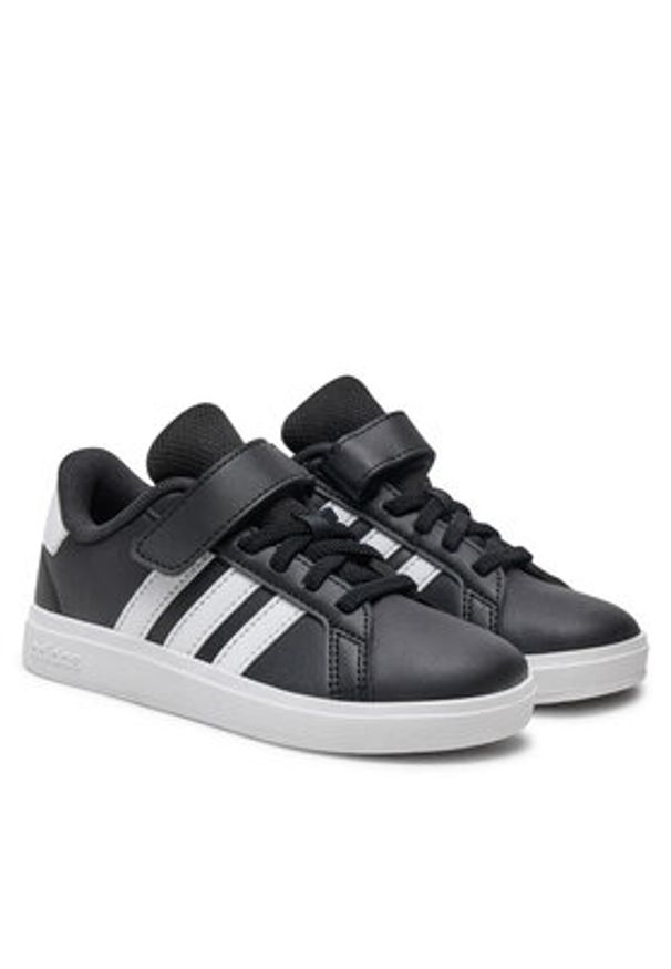 Adidas - adidas Sneakersy Grand Court 2.0 IE5995 Czarny. Kolor: czarny. Materiał: skóra