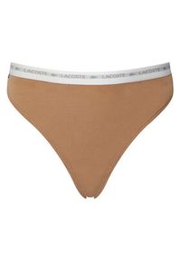 Lacoste Komplet stringów 8F1341 Kolorowy. Materiał: bawełna. Wzór: kolorowy #7