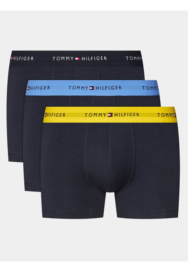 TOMMY HILFIGER - Tommy Hilfiger Komplet 3 par bokserek UM0UM02763 Kolorowy. Materiał: bawełna. Wzór: kolorowy