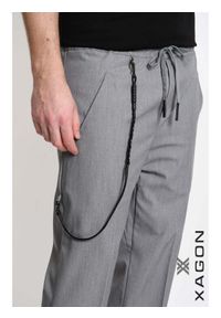 Xagon Man Spodnie | P26032 ZXAG92 | Mężczyzna | Szary. Okazja: na co dzień. Kolor: szary. Materiał: elastan, wiskoza, poliester. Długość: długie. Styl: sportowy, klasyczny, elegancki, casual #2