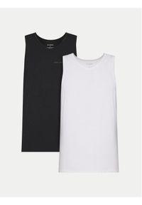 Karl Lagerfeld - KARL LAGERFELD Komplet 2 tank topów A1M47091 Kolorowy Regular Fit. Typ kołnierza: dekolt w karo. Materiał: bawełna. Wzór: kolorowy