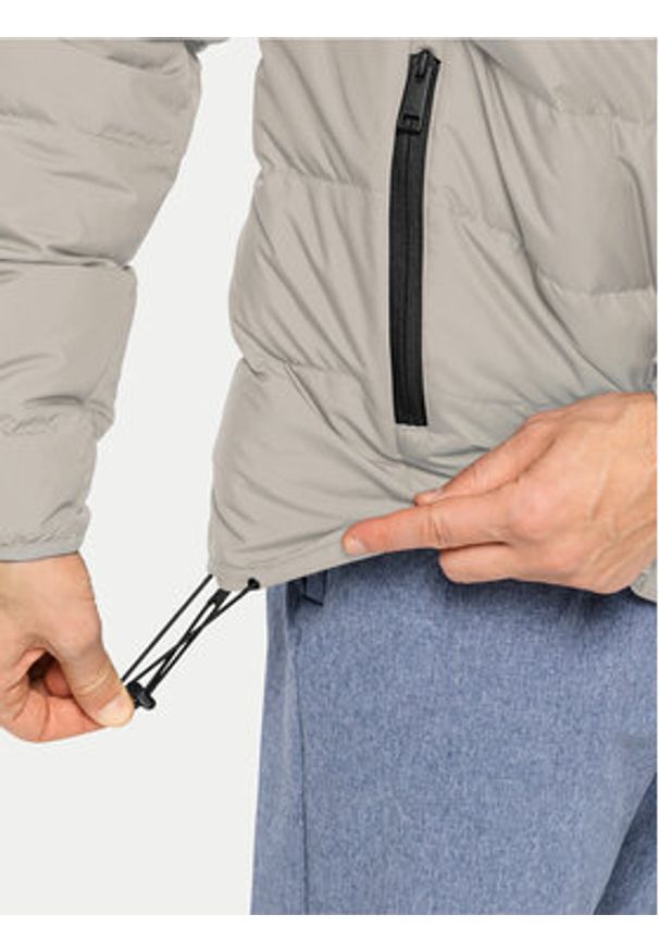 Jack Wolfskin Kurtka puchowa Colonius 1207431 Szary Regular Fit. Kolor: szary. Materiał: syntetyk