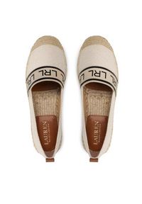 Lauren Ralph Lauren Espadryle Caylee III 802891447001 Beżowy. Kolor: beżowy. Materiał: materiał