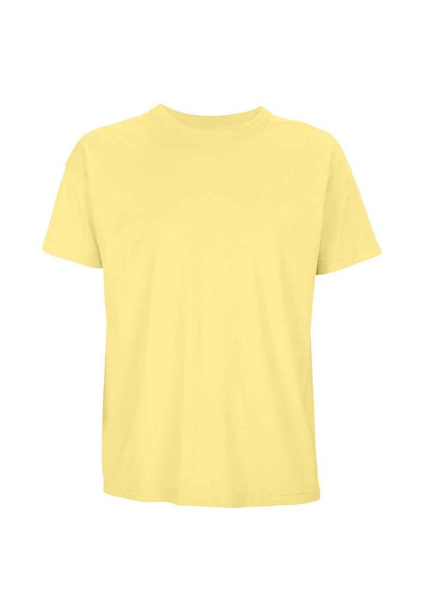 SOL'S - Męska Koszulka Boxy Oversize. Kolor: żółty